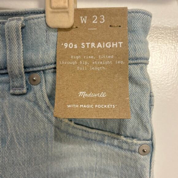 NWT Madewell 90s Straight Leg Jean - Size 23 - Picture 4 of 5